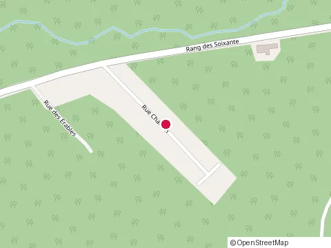 Location of Cabane À Sucre Handfield at 190 Rang des Soixante, Verchères