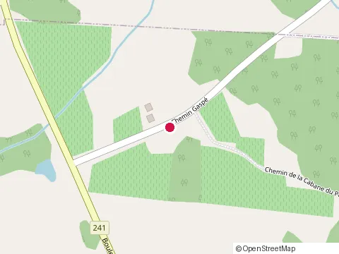 Location of Cabane du Pic Bois at 1468 Chem. de Gaspé, Brigham