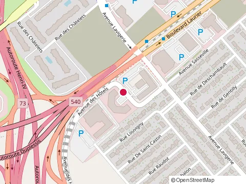 Location of Cabinet Hugues Langlais - Avocats Abogado Immigration Sainte-Foy at 3107 avenue des Hôtels, Québec