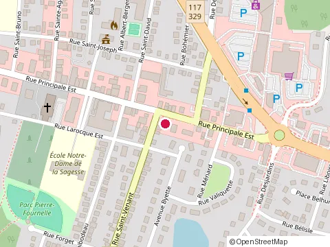 Location of Cafe Bistro la Formule at 217 Rue Principale E, Sainte-Agathe-des-Monts