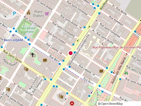 Location of Cafe Brullerie St Denis at 600 boulevard Rene-Levesque O, Montréal