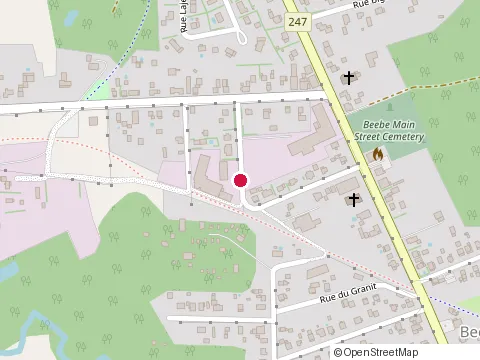 Location of Cafe Chez Lyset at 43 Rue Principale, Stanstead