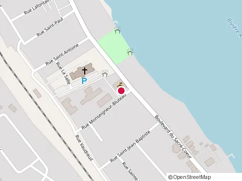 Location of Cafe du Boulevard Enr at 1036 boulevard Sacre-Coeur, Saint-Félicien