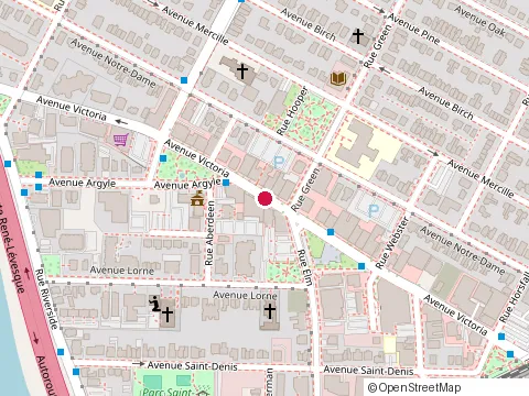 Location of Café Passion Saint-Lambert at 476 Victoria Ave, Saint-Lambert