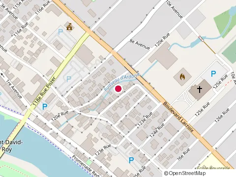 Location of Café Royal at 12015 2E Avenue, Saint-Georges