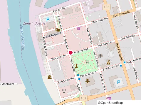 Location of Cafe St Thomas at 33 Rue George, Sorel-Tracy