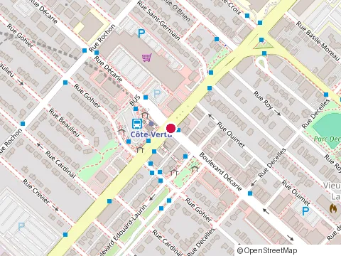 Location of Cafe Thanjai at 1150 Decarie Blvd, Saint-Laurent