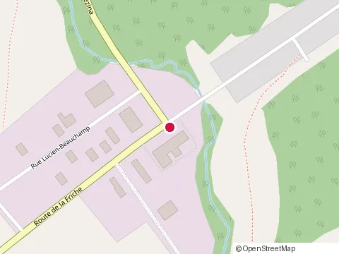 Location of Cafés Dominic St-Pierre at 410 avenue de la Friche, Dolbeau-Mistassini