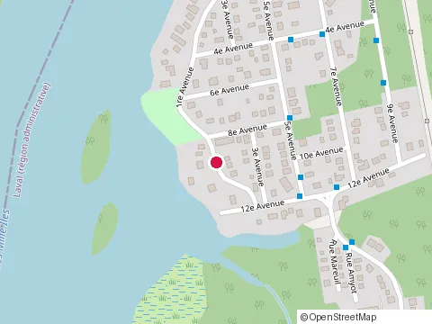 Location of Calfeutrage Rive-Nord at 676 Avenue 1, Laval