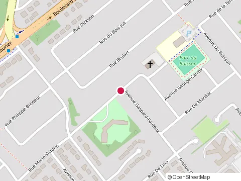 Location of Camp Musical de Québec at 2215 Rue Marie-Victorin, Québec