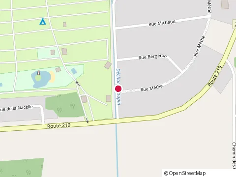 Location of Camping les Cèdres at 658 route 219, Saint-Jean-sur-Richelieu