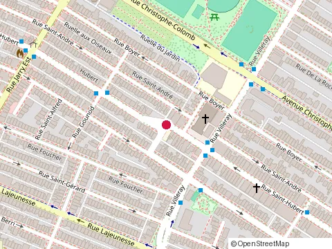 Location of Canaver Inc at 7720 Rue Saint-Hubert, Montréal