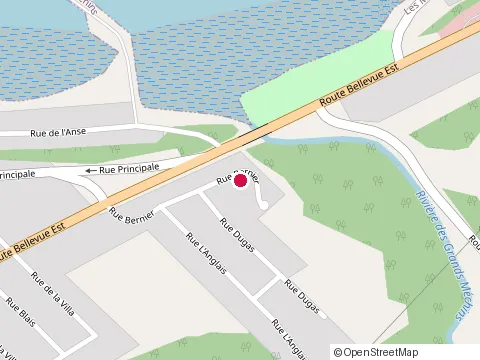 Location of Cantine de la Halte at 145 Bellevue E, Les Méchins