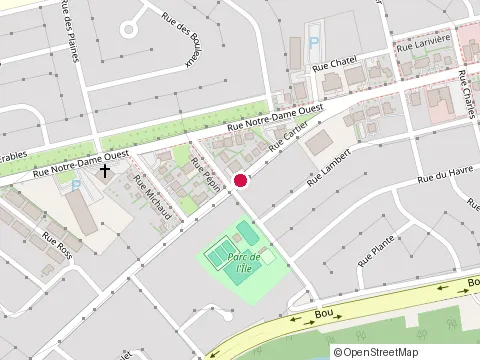Location of Cantine Double des Enr at 6 Rue Cartier, Victoriaville