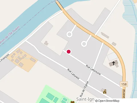 Location of Cantine du Quai at 134 chemin de la Traverse, Saint-Ignace-de-Loyola