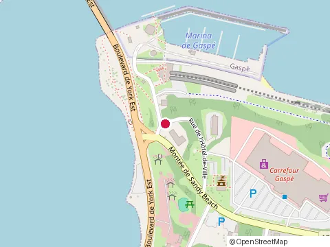 Location of Cap Aventure - Marina de Gaspé at 10 Rue de la Marina, Gaspé