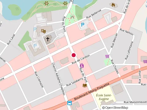 Location of Capitaine Delices at 481 Rue du Pont, Mont-Laurier