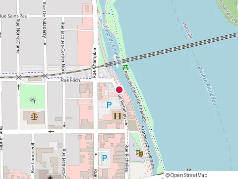 Location of Capitaine Pouf at 300 Rue Richelieu, Saint-Jean-sur-Richelieu