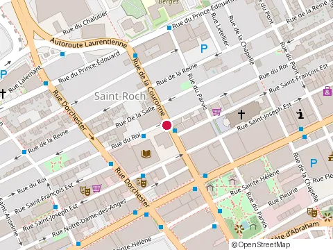 Location of Capoeira Québec at 855-336 Rue du Roi, Québec