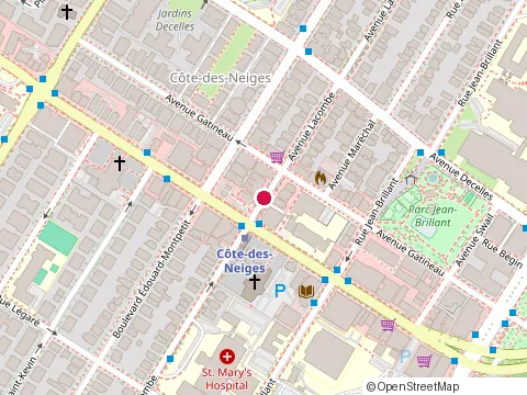 Location of Captain B at 3527 Avenue Lacombe, Montréal