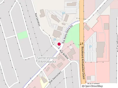 Location of Carignan Réjean Dr at 930 Rue Notre-Dame E, Victoriaville