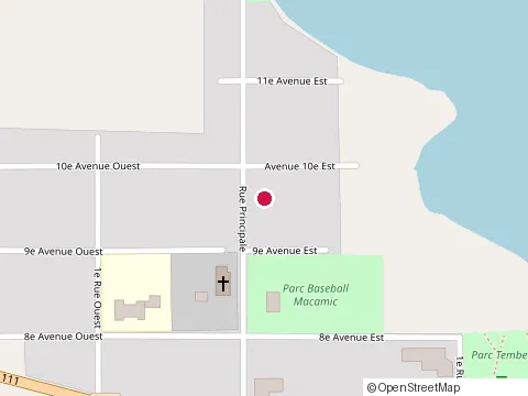 Location of Cases-Croute Chez Chatou Inc at 38 7E Av O # B, Macamic