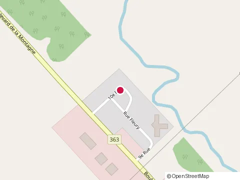 Location of Casse-Courte Janie at 495 boulevard de la Montagne # A, Saint-Casimir