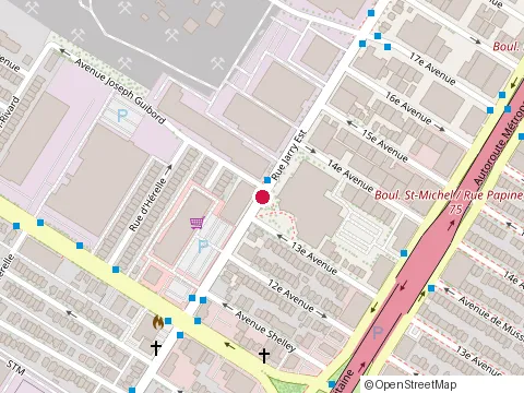 Location of Casse-Croute Allumette at 3440 Rue Jarry E, Montréal
