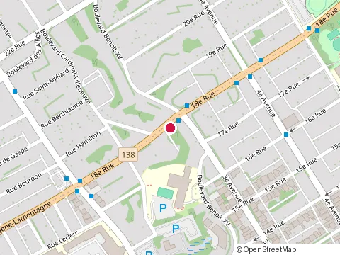 Location of Casse-Croute Chex Fred & Arthr at 290 18E St, Québec