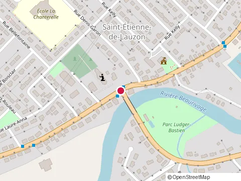 Location of Casse-Croute du Pont at 14 Rue du Pont, Saint-Etienne-de-Lauzon
