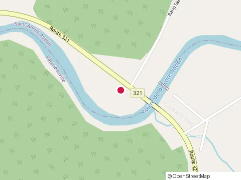 Location of Casse-Croute la Bouchee Double at 613 321 Rte N, Saint-André-Avellin
