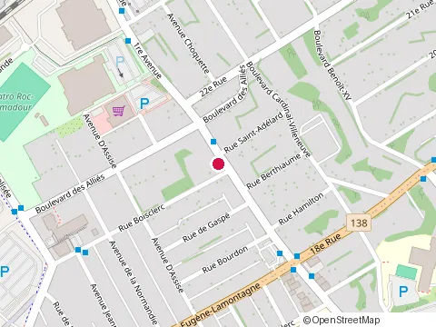 Location of Casse-Croute Taxi Station at 2111 1E Ave, Québec