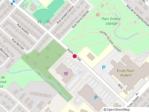 Location of Caureo at 400 avenue Sirois, Rimouski