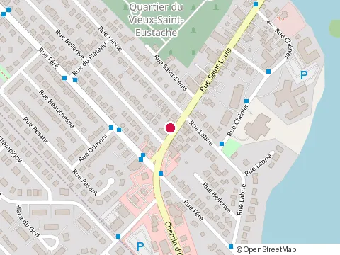 Location of Cave Grecque du Restaurant at 20 Rue Saint-Louis, Saint-Eustache