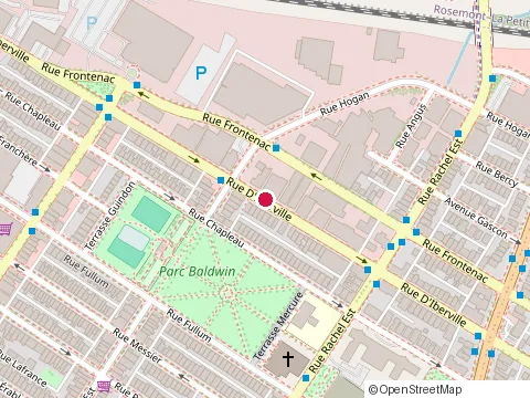 Location of Ccei Inc. at 4295 Rue d'Iberville, Montréal