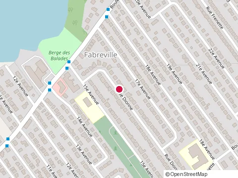Location of Cdo Rénovation at 934 Rue Dionne, Laval