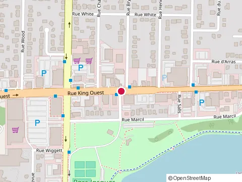 Location of Centraide Estrie at 1650 Rue King O, Sherbrooke