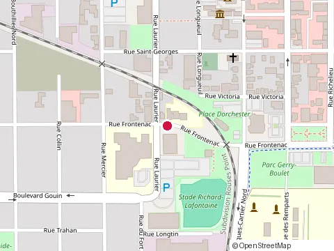Location of Centre Allegro at 30 Rue Frontenac, Saint-Jean-sur-Richelieu