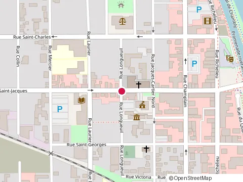 Location of Centre Communautaire Juridique de la Rive-Sud at 232 Rue Longueuil, Saint-Jean-sur-Richelieu