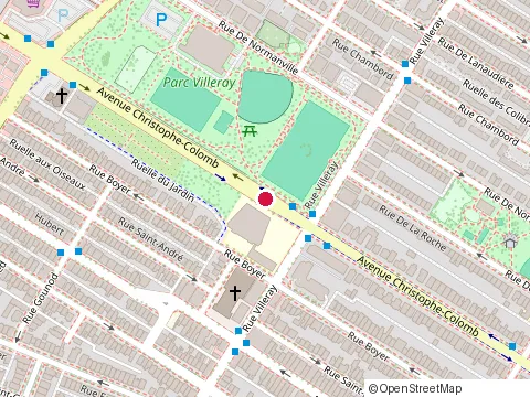 Location of Centre Culturel Roumaine at 8060 avenue Christophe-Colomb # A, Montréal