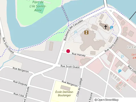 Location of Centre d'Aide aux Victimes at 725 Rue Harvey O, Alma
