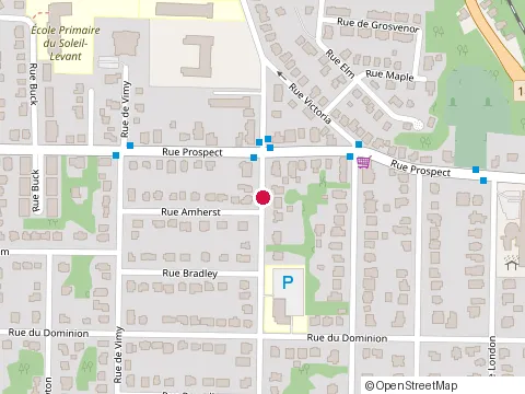 Location of Centre de Formation Champlain Pour Adultes at 554 Rue de l'Ontario, Sherbrooke
