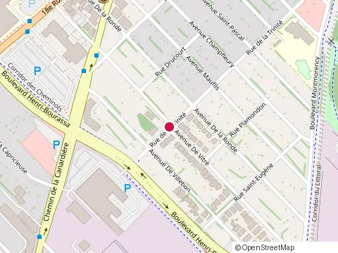Location of Centre de Jour Feu Vert Inc. at 1410 Rue de la Trinite, Québec