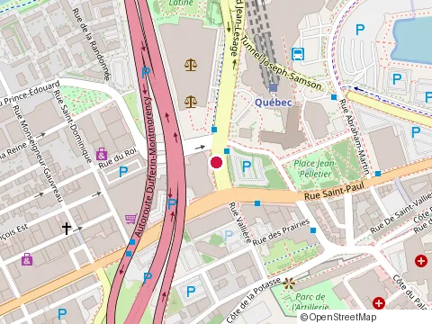 Location of Centre de Justice de Proximité de Québec at 400 Bd Jean-Lesage Bureau 080, Québec