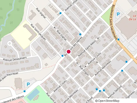 Location of Centre de Peinture Leclair Inc. at 2562 Boulevard des Hêtres, Shawinigan