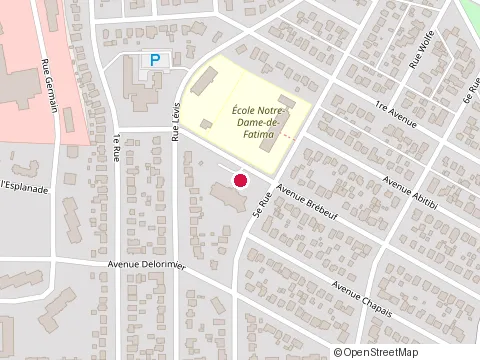 Location of Centre de Recyclage Universel at 1880 3E Avenue, Val-d'Or