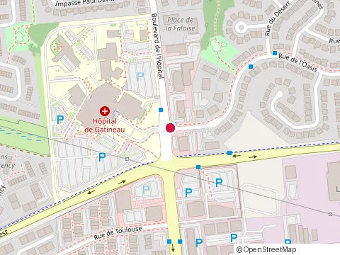 Location of Centre de Services Excel Outaouais at 200- 540 Boul de l'Hôpital, Gatineau