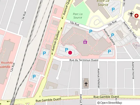 Location of Centre Dentaire Roy & Vachon at 21-115 Rue du Terminus O, Rouyn-Noranda