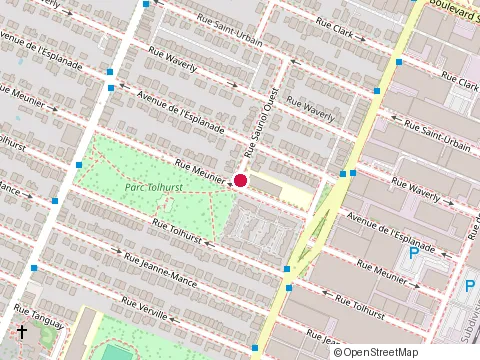 Emplacement de Centre Francois-Michelle Section Prscolaire et Primaire au 10095 rue Meunier, Montréal