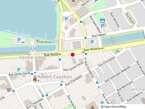 Location of Centre Hospitalier-Valleyfield at 181 Rue Victoria, Salaberry-de-Valleyfield